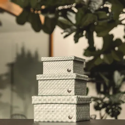 Storage boxes - CUBE - baskets - HANDED BY