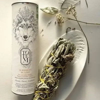 Senteurs - bâton de fumigation bio à la française, le Bouquet du loup - TOTEM NATURE