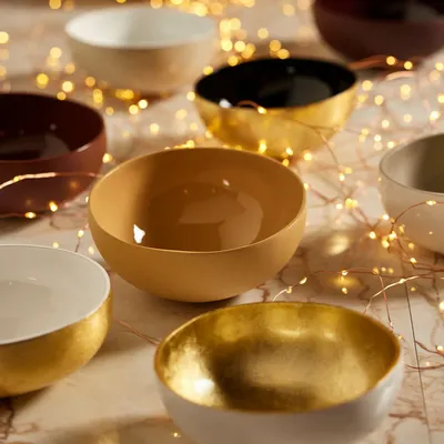 Decorative objects - SIGNATURE two-tone lacquered coconut bowl - CFOC