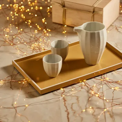 Trays - SIGNATURE small rectangular lacquer tray - CFOC