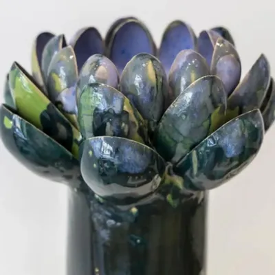 Unique pieces - Glazed stoneware artichoke - CLEMENTINE AGUETTANT