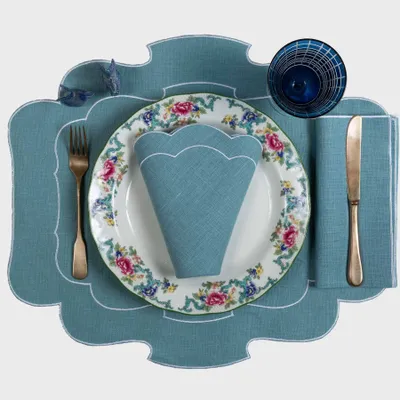 Linge de table textile - Set de Table en lin Parentesi 800 - La Gallina Matta - LA GALLINA MATTA