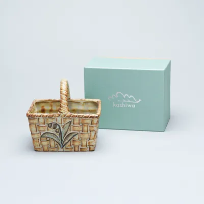 Gifts - Trinket Box Basket Square/Oval - カシワクラフト