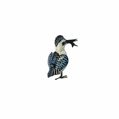 Outdoor decorative accessories - sculpture Martin fisherman magpie recycled metal - TERRE SAUVAGE