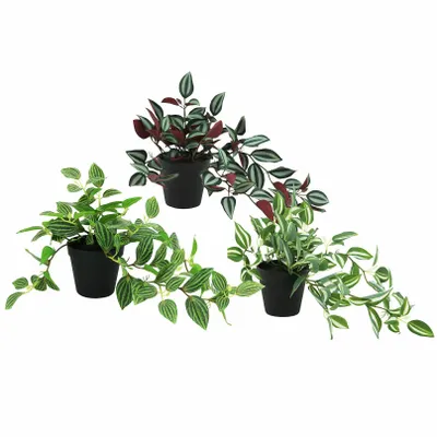 Floral decoration - Assorted artificial Trailing Foliage in Pot - LIGNE DÉCO
