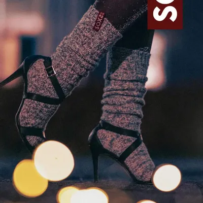 Socks - Socks - Originals, medium, pink wool, sweetheart, 37-41 - SOXS.CO