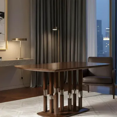 Dining Tables - ONDE - RESONANCE COLLECTION - MEUBLES THOURET