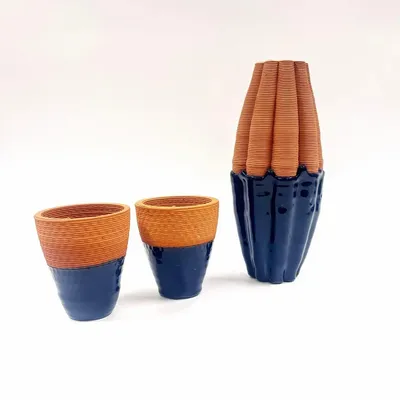 Carafes - RAMTHA BLU table service - COMMON PLACE YOUR URBAN JUNGLE