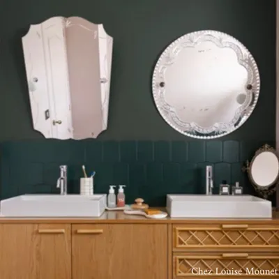 Decorative wall frescoes - Painting A Green Mouse - BILBOQUET DÉCO