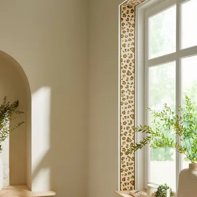 Wallpaper - Spirit Graou Border - Khaki - BILBOQUET DÉCO