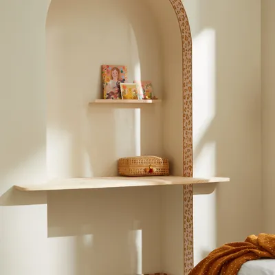 Wallpaper - Esprit Graou Border - Camel - BILBOQUET DÉCO