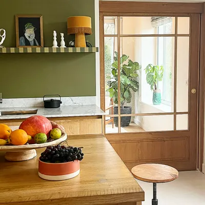 Wallpaper - Harlequin Border - Green - BILBOQUET DÉCO