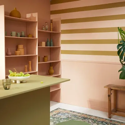 Wallpaper - Freshwater Marine Wallpaper - Pink - BILBOQUET DÉCO