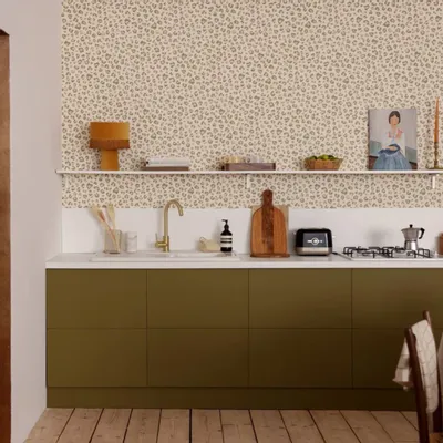 Wallpaper - Graou Wallpaper - Green - BILBOQUET DÉCO