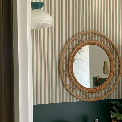 Wallpaper - Ganivelle Wallpaper - khaki - BILBOQUET DÉCO