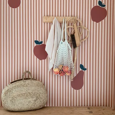 Papiers peints - Papier Peint Bonne poire - marron - BILBOQUET DÉCO