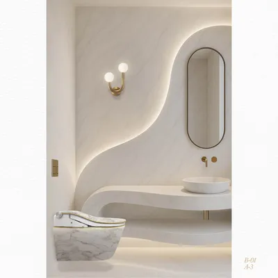 WC - MARBRE ÉMOTION　TOTO Middle edition - toilet - ARTOLETTA MAISON COLLECTION