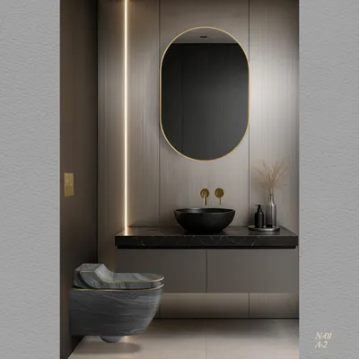 WC - MARBRE ÉMOTION　GEBERIT Middle edition - toilet - ARTOLETTA MAISON COLLECTION