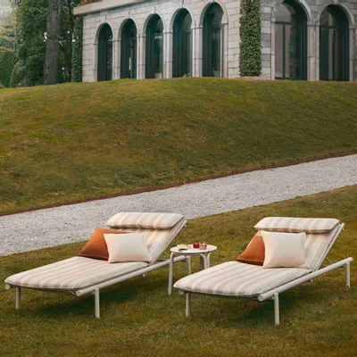 Deck chairs - Salò by Unopiù sun lounger design Matteo Thun and Benedetto Fasciana - UNOPIÙ