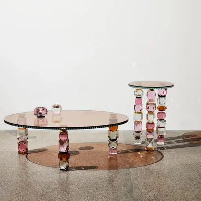 Crystal ware - Azalea Side Table - REFLECTIONS COPENHAGEN