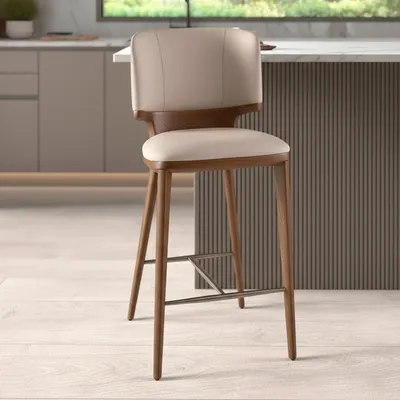 Tabourets - Tabouret similicuir crème - ANGEL CERDÁ