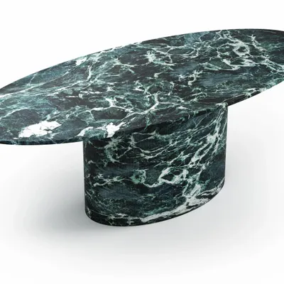 Dining Tables - Valleyra - Dining Tables - Verde Alpi Marble - STONE VALLEY