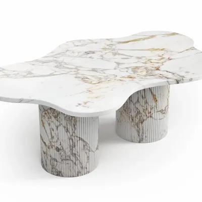 Tables basses - Nunoca - Tables basses - Marbre Calacatta Oro - STONE VALLEY