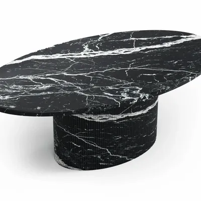 Coffee tables - Valleyra - Coffee Tables - Nero Maquina Marble - STONE VALLEY