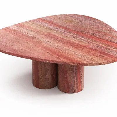 Coffee tables - Rivage - Coffee Tables - Red Travertine - STONE VALLEY