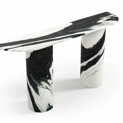 Console table - Shadow - Console Table - Panda Marble - STONE VALLEY