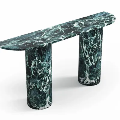 Console table - Ombrure - Console table - Verde Alpi marble - STONE VALLEY