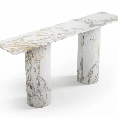 Consoles - Ombrure - Table console - Marbre Calacatta Oro - STONE VALLEY