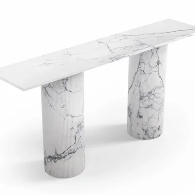 Console table - Ombrure - Console table - Statuario Carrara marble - STONE VALLEY