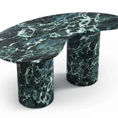 Bureaux - Aérolithite - bureaux - Marbre Verde Alpi - STONE VALLEY