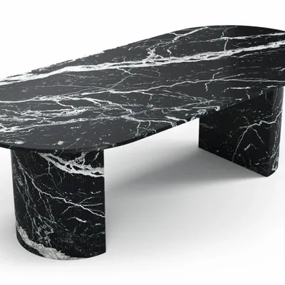 Dining Tables - Refleko - Dining Tables - Nero Maquina Marble - STONE VALLEY