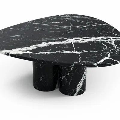 Coffee tables - Rivage - Coffee Tables - Nero Maquina Marble - STONE VALLEY