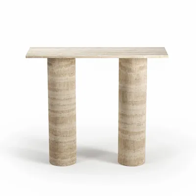 Consoles - Ombrure mini - Table console - Travertin Classique - STONE VALLEY