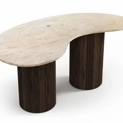 Desks - Aerolithite - offices - Crema marble - STONE VALLEY