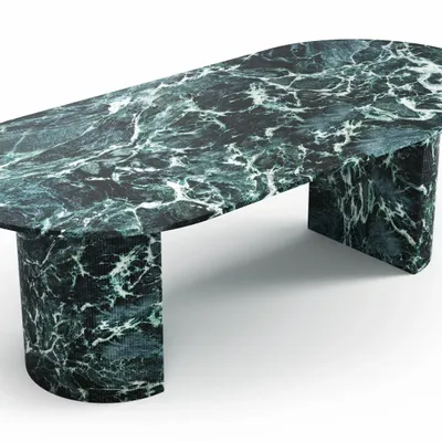 Tables Salle à Manger - Refleko - Tables à manger - Marbre Verde Alpi - STONE VALLEY