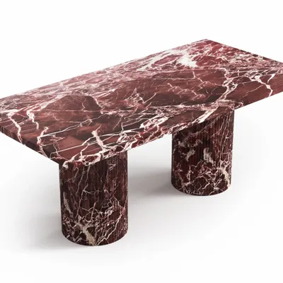 Tables basses - Jaspura - Tables basses - Marbre Rosso Levano - STONE VALLEY