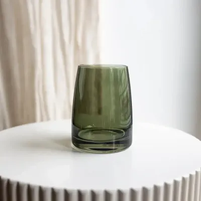 Glass - Vispera Verde Coloured Cocktail Glass - 6 pieces 320 ml - PEKALLA CRISTAL GLASS