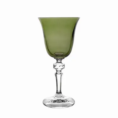 Verres - Kalatina verres à vin en cristal Olive - 6 pièces 170 ml - PEKALLA CRISTAL GLASS