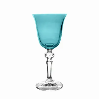 Crystal ware - Kalatina Aqua Crystal Wine Glasses - 6 Pieces 170ml - PEKALLA CRISTAL GLASS