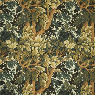 Tissus d'ameublement - TISSU VERDURE "DAVILLE" - JULES PANSU