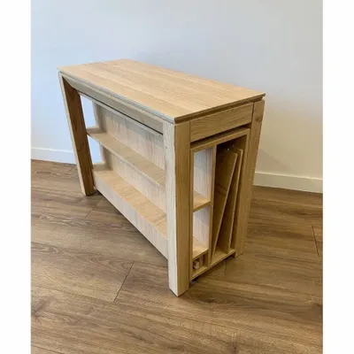 Consoles - Console Extensible Slow BOX avec allonges incorporées - LTC - MOBILIER GAIN DE PLACE ET FONCTIONNEL DEPUIS 1971