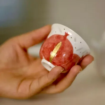 Tasses et mugs - Tasse des fêtes à la grenade - Rouge festif - GLAZARA