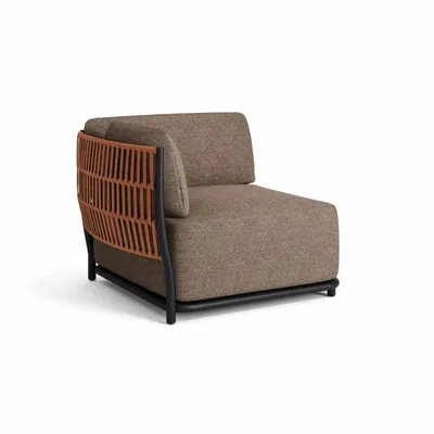 Lawn sofas   - Cala Sofa 1Seat Corner - JATI KEBON