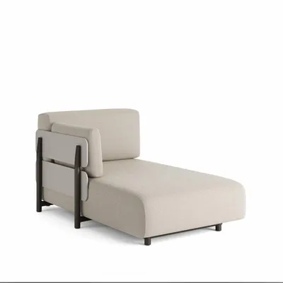 Canapés de jardin - Polo Lounger right - JATI KEBON