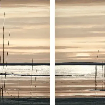 Panneaux séparateurs - 'Diptyque La Devesa' - Œuvre Originale - 160x110cm - PERSPECTIVA 10