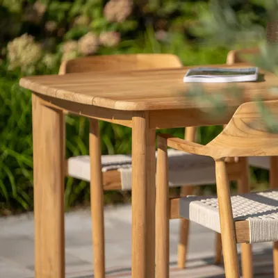 Tables de jardin - Tofino teak Dining table - JATI KEBON